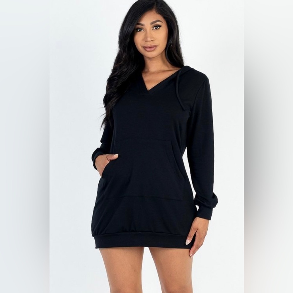 (Everything must go) French Terry hoodie dress